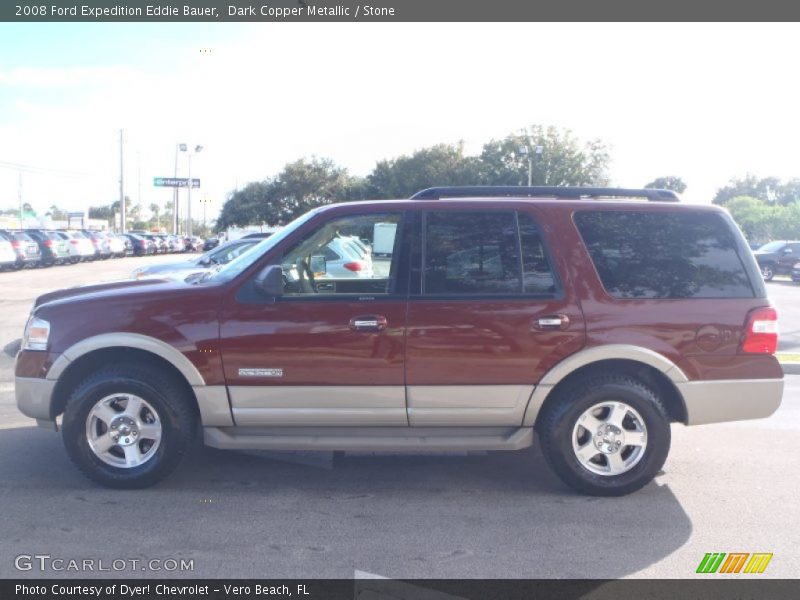 Dark Copper Metallic / Stone 2008 Ford Expedition Eddie Bauer