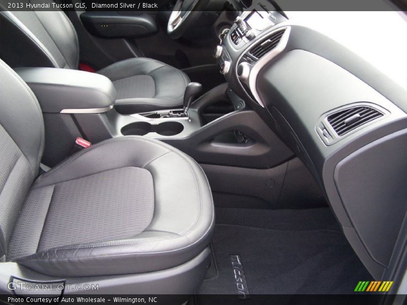 Diamond Silver / Black 2013 Hyundai Tucson GLS