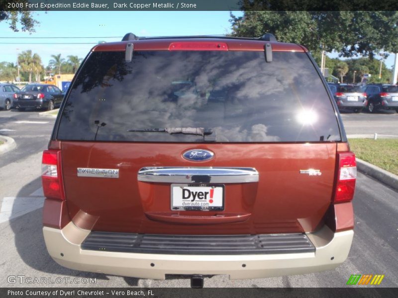 Dark Copper Metallic / Stone 2008 Ford Expedition Eddie Bauer