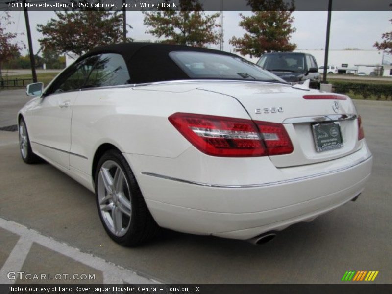 Arctic White / Black 2011 Mercedes-Benz E 350 Cabriolet
