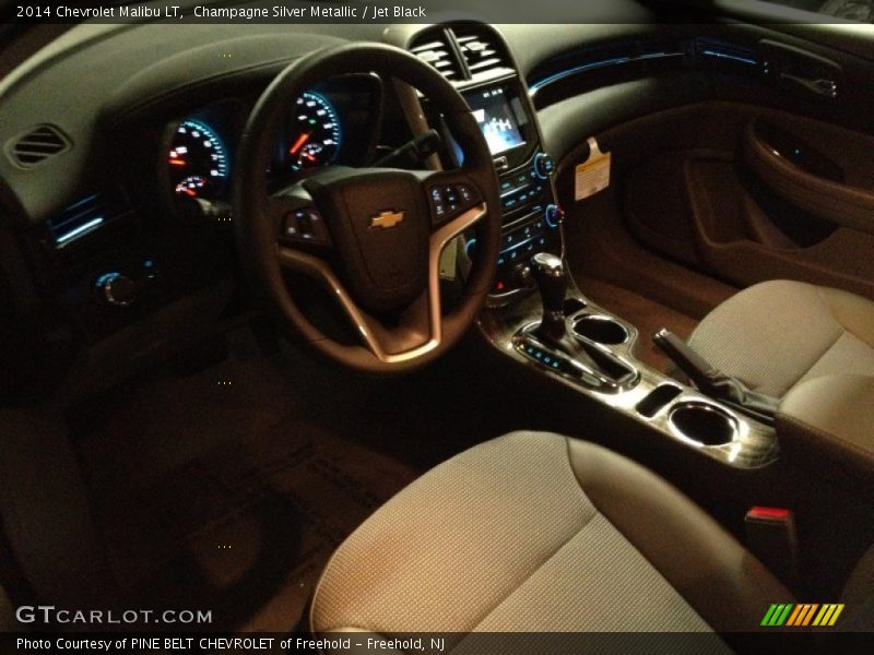 Champagne Silver Metallic / Jet Black 2014 Chevrolet Malibu LT