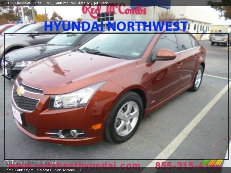 Autumn Red Metallic / Jet Black 2012 Chevrolet Cruze LT/RS