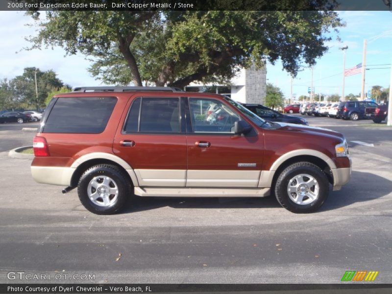 Dark Copper Metallic / Stone 2008 Ford Expedition Eddie Bauer