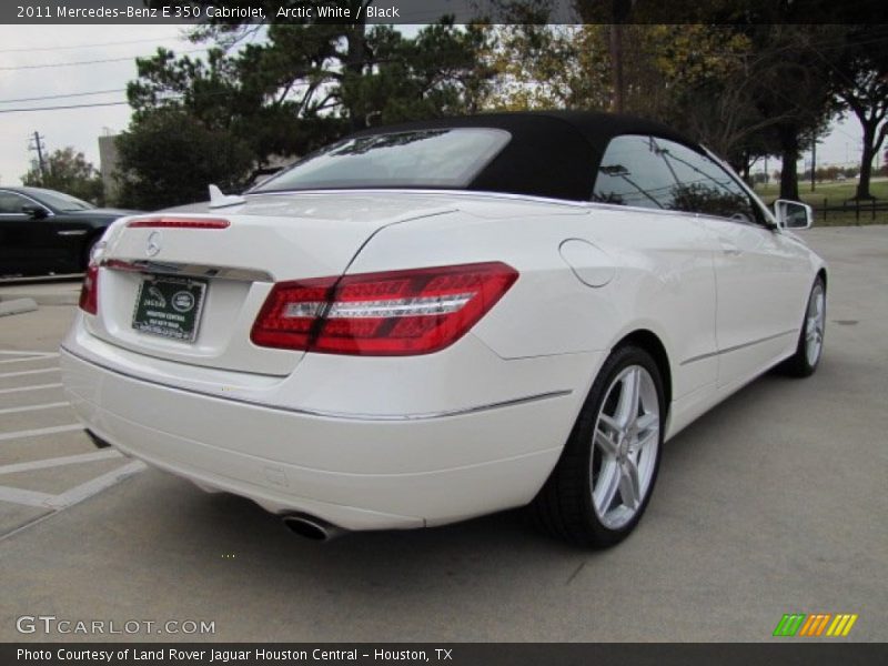 Arctic White / Black 2011 Mercedes-Benz E 350 Cabriolet