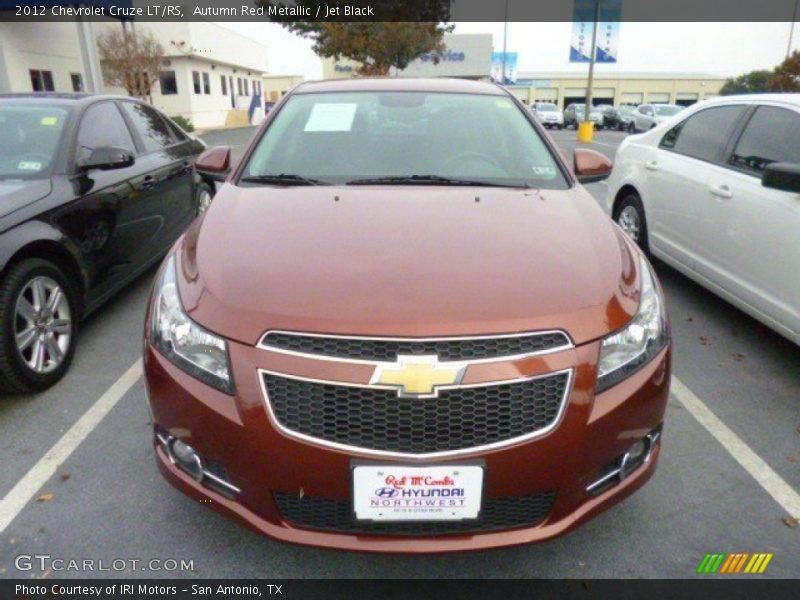 Autumn Red Metallic / Jet Black 2012 Chevrolet Cruze LT/RS