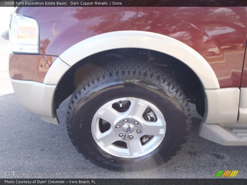 Dark Copper Metallic / Stone 2008 Ford Expedition Eddie Bauer
