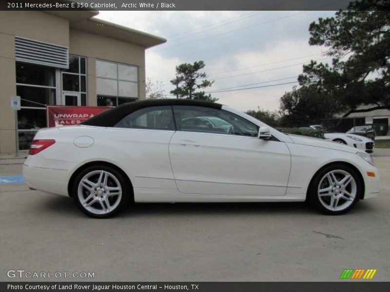 Arctic White / Black 2011 Mercedes-Benz E 350 Cabriolet