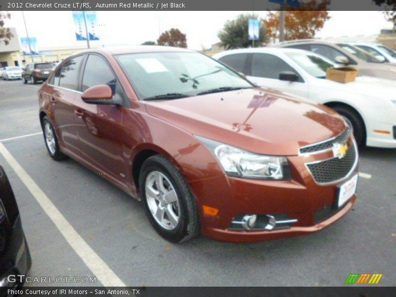 Autumn Red Metallic / Jet Black 2012 Chevrolet Cruze LT/RS