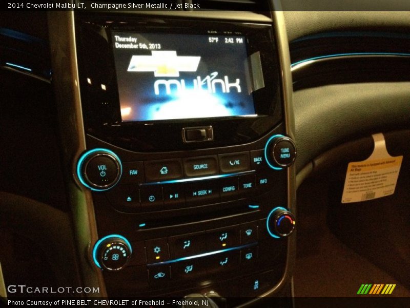 Champagne Silver Metallic / Jet Black 2014 Chevrolet Malibu LT