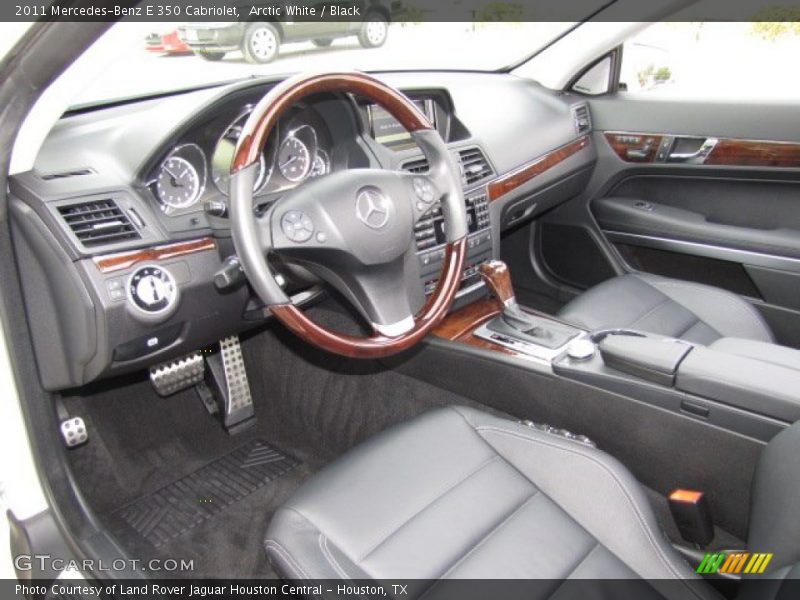 Black Interior - 2011 E 350 Cabriolet 