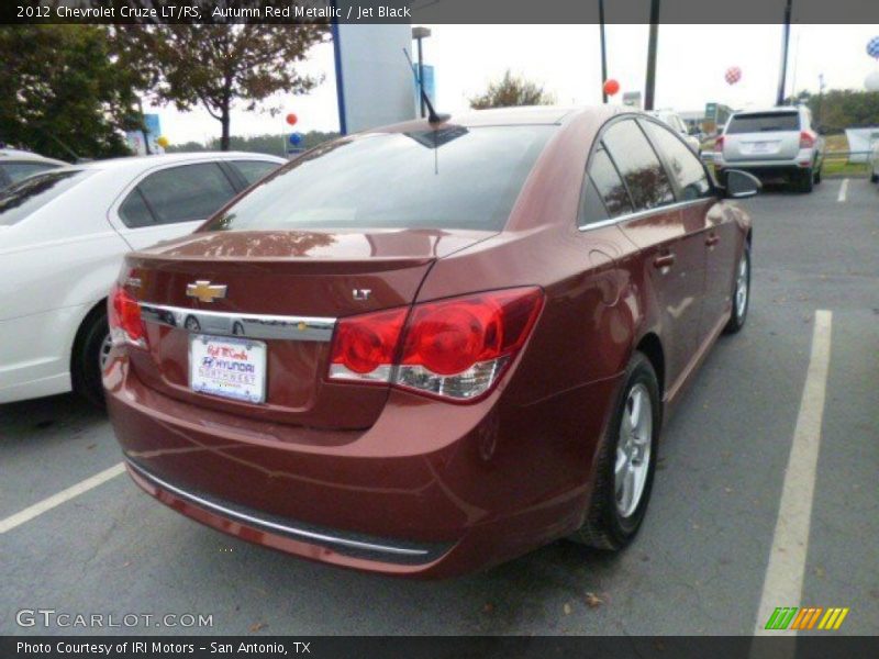 Autumn Red Metallic / Jet Black 2012 Chevrolet Cruze LT/RS