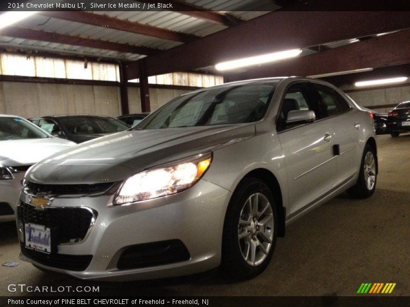 Silver Ice Metallic / Jet Black 2014 Chevrolet Malibu LT