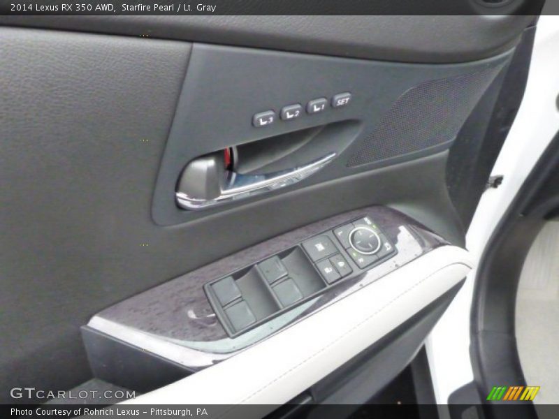 Starfire Pearl / Lt. Gray 2014 Lexus RX 350 AWD