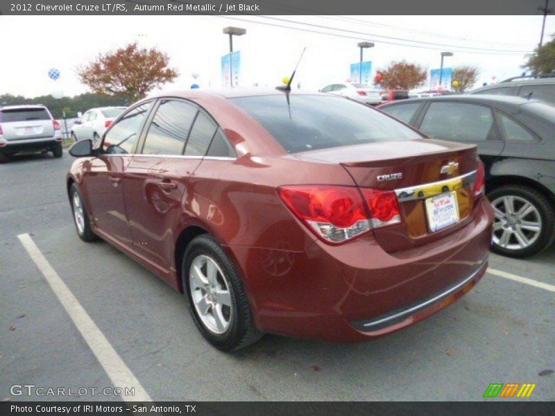 Autumn Red Metallic / Jet Black 2012 Chevrolet Cruze LT/RS