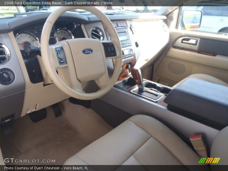 Dark Copper Metallic / Stone 2008 Ford Expedition Eddie Bauer