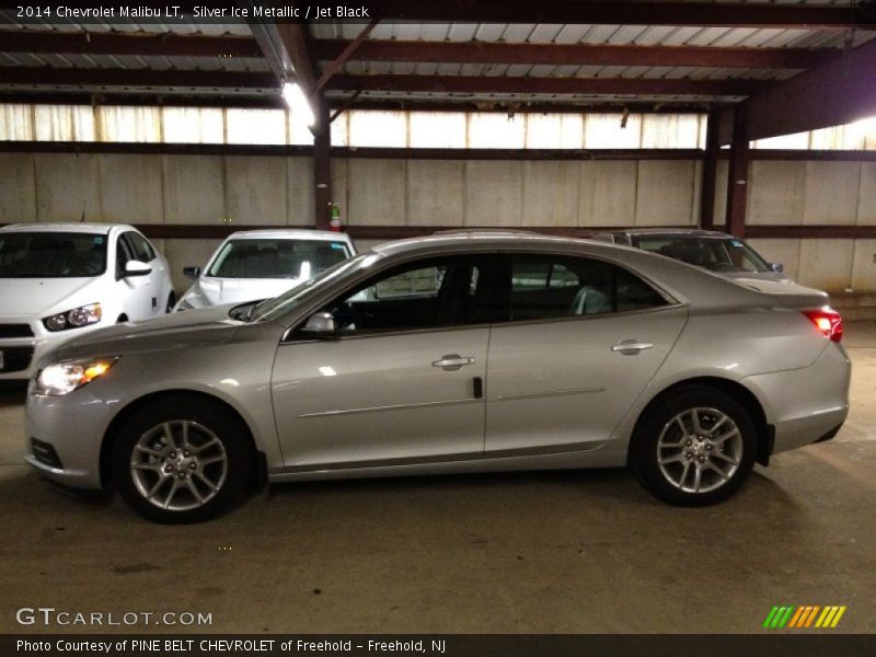 Silver Ice Metallic / Jet Black 2014 Chevrolet Malibu LT