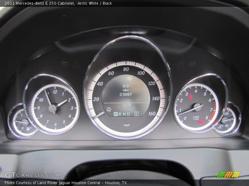  2011 E 350 Cabriolet 350 Cabriolet Gauges