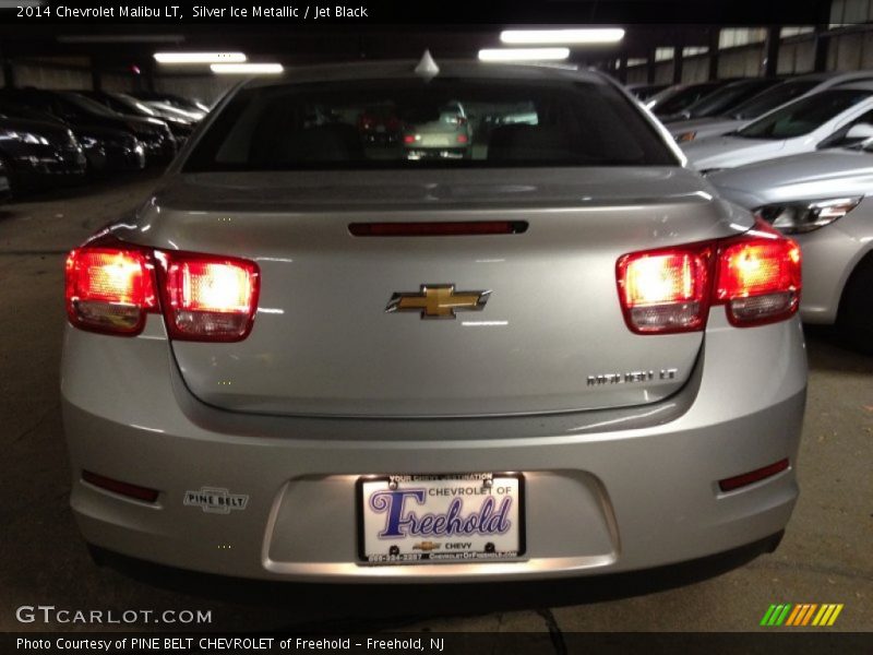 Silver Ice Metallic / Jet Black 2014 Chevrolet Malibu LT