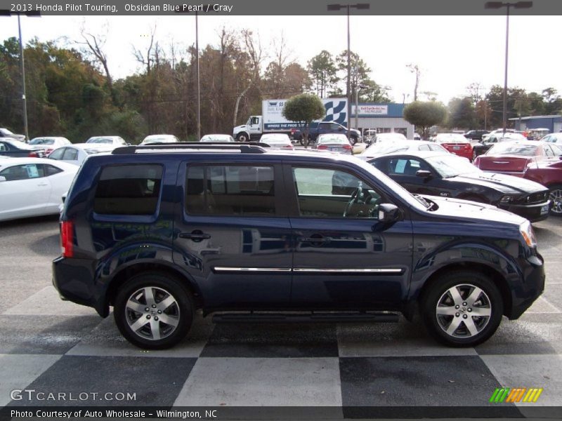 Obsidian Blue Pearl / Gray 2013 Honda Pilot Touring
