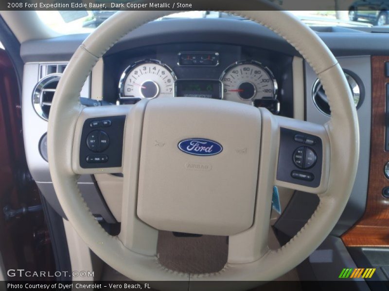Dark Copper Metallic / Stone 2008 Ford Expedition Eddie Bauer