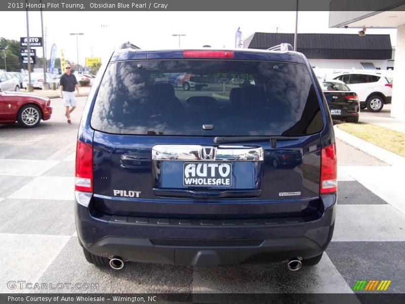 Obsidian Blue Pearl / Gray 2013 Honda Pilot Touring