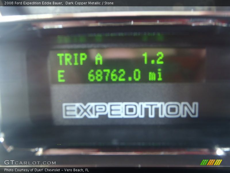 Dark Copper Metallic / Stone 2008 Ford Expedition Eddie Bauer