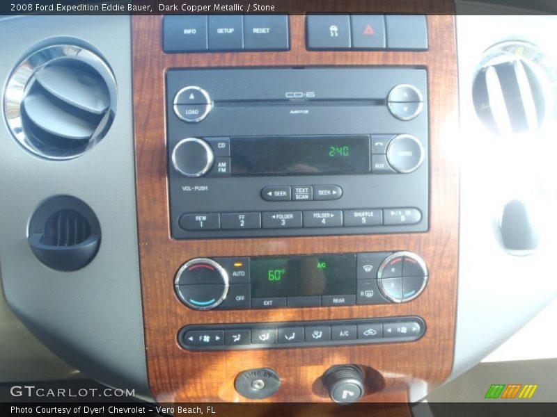Dark Copper Metallic / Stone 2008 Ford Expedition Eddie Bauer