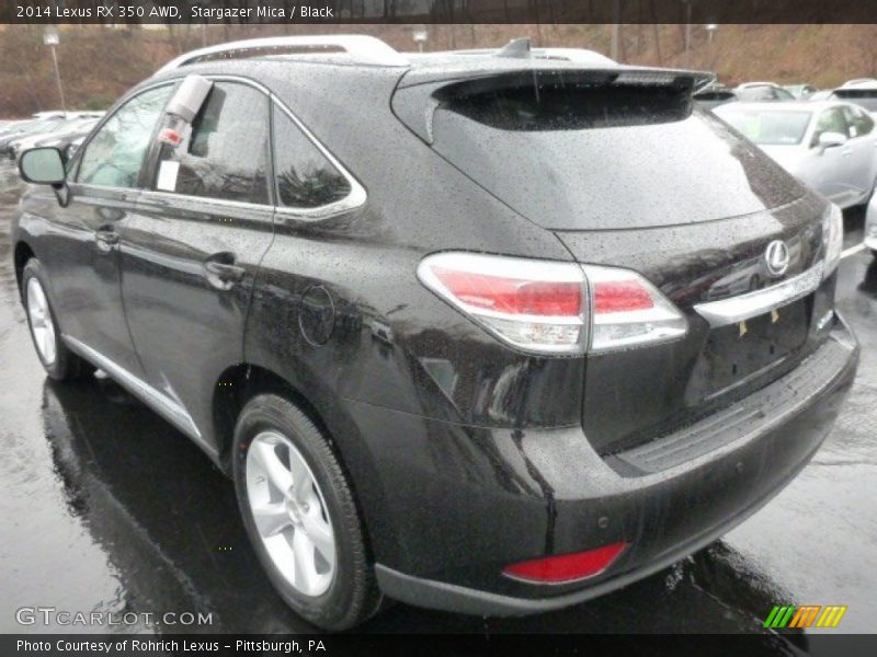 Stargazer Mica / Black 2014 Lexus RX 350 AWD