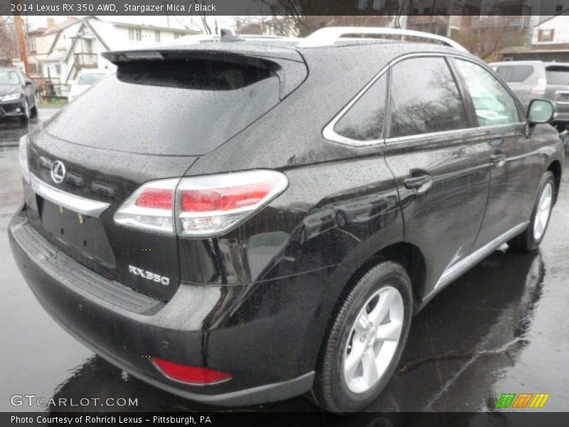 Stargazer Mica / Black 2014 Lexus RX 350 AWD