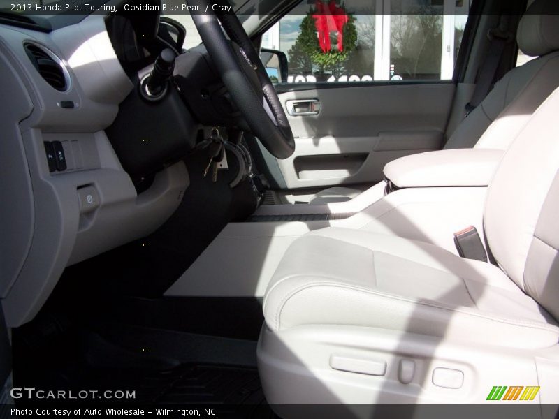 Obsidian Blue Pearl / Gray 2013 Honda Pilot Touring