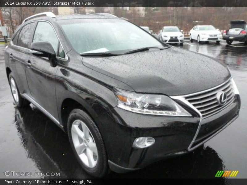 Stargazer Mica / Black 2014 Lexus RX 350 AWD