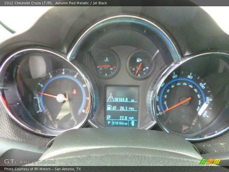 Autumn Red Metallic / Jet Black 2012 Chevrolet Cruze LT/RS