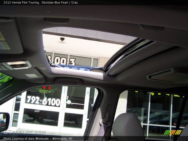 Obsidian Blue Pearl / Gray 2013 Honda Pilot Touring