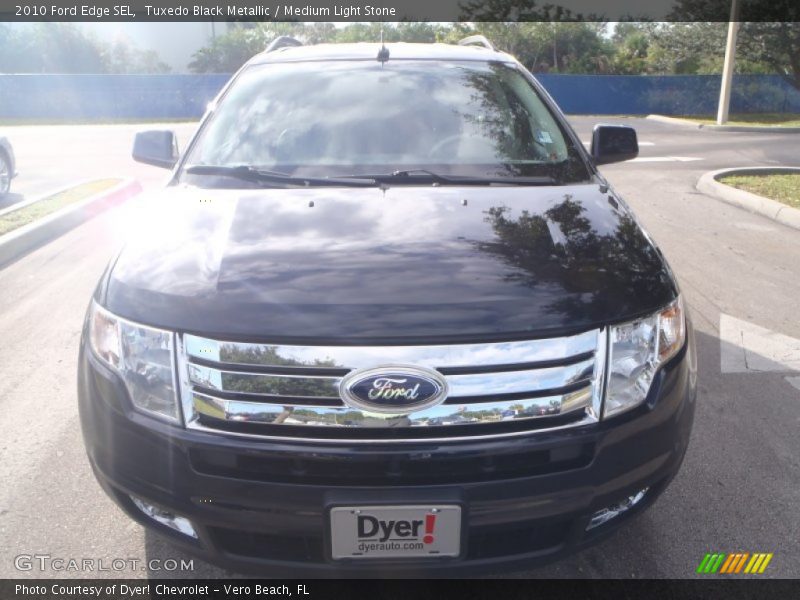Tuxedo Black Metallic / Medium Light Stone 2010 Ford Edge SEL