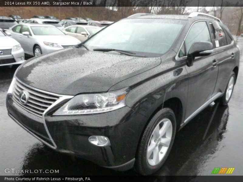 Stargazer Mica / Black 2014 Lexus RX 350 AWD