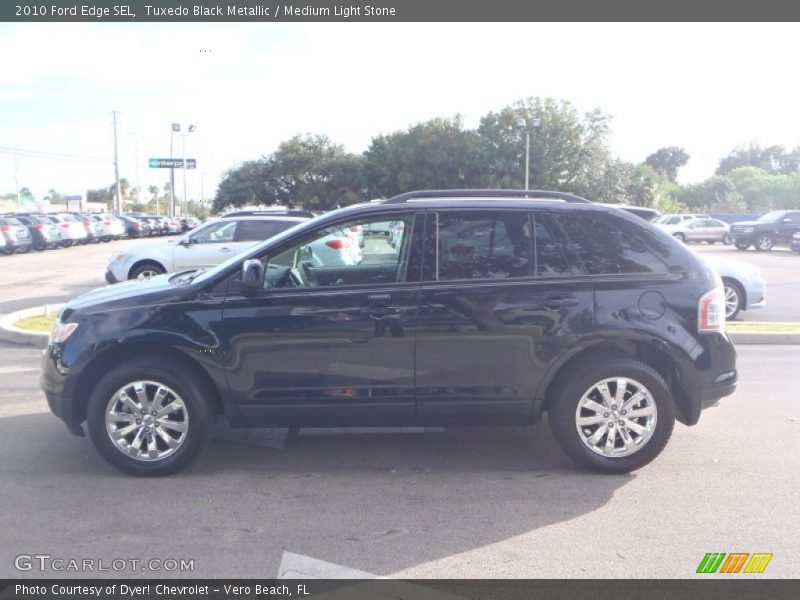 Tuxedo Black Metallic / Medium Light Stone 2010 Ford Edge SEL