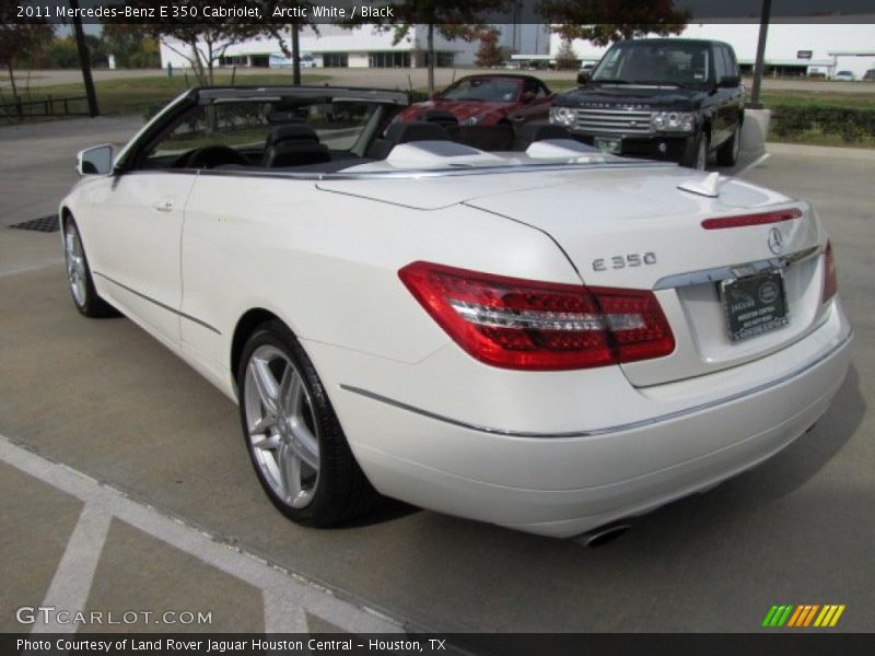 Arctic White / Black 2011 Mercedes-Benz E 350 Cabriolet