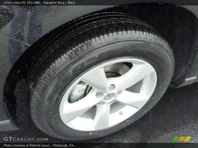 Stargazer Mica / Black 2014 Lexus RX 350 AWD