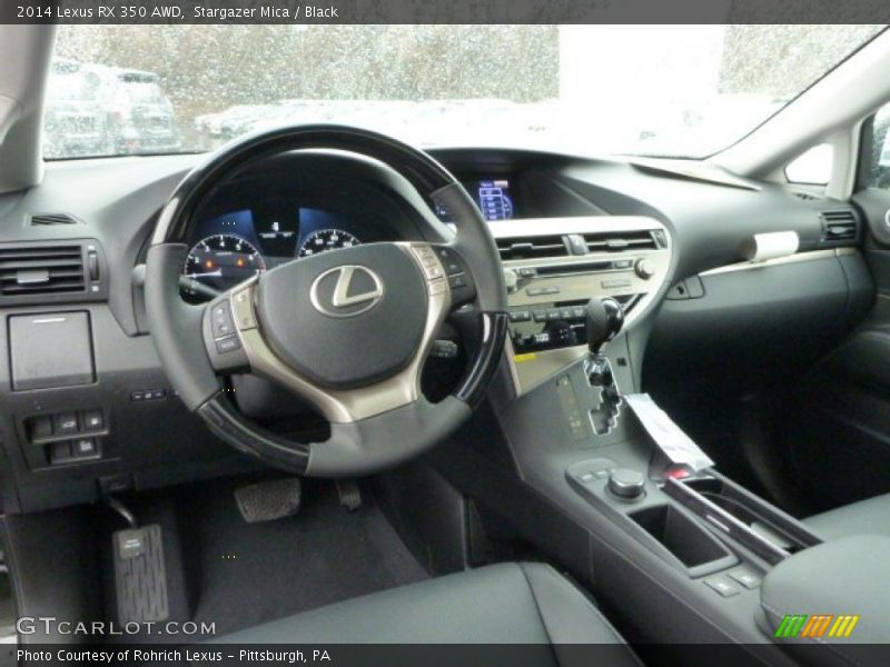 Stargazer Mica / Black 2014 Lexus RX 350 AWD