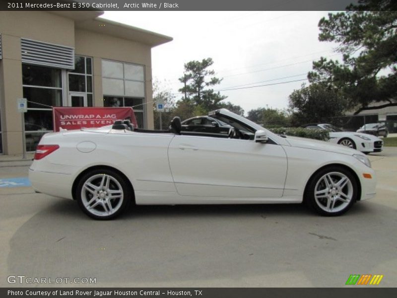 Arctic White / Black 2011 Mercedes-Benz E 350 Cabriolet