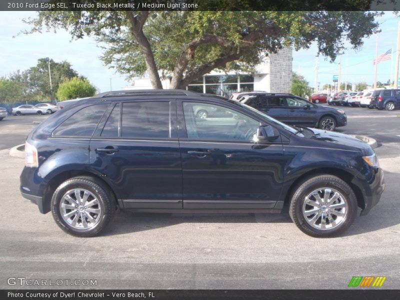 Tuxedo Black Metallic / Medium Light Stone 2010 Ford Edge SEL