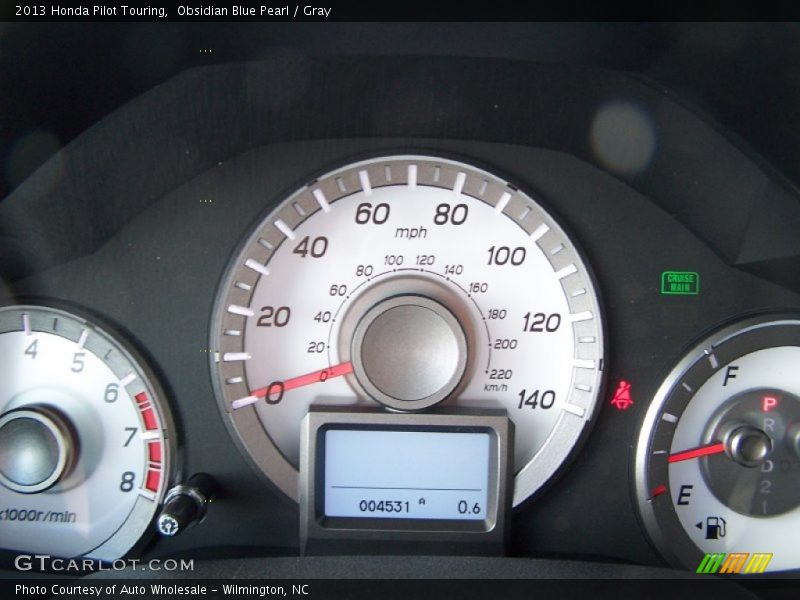 Obsidian Blue Pearl / Gray 2013 Honda Pilot Touring