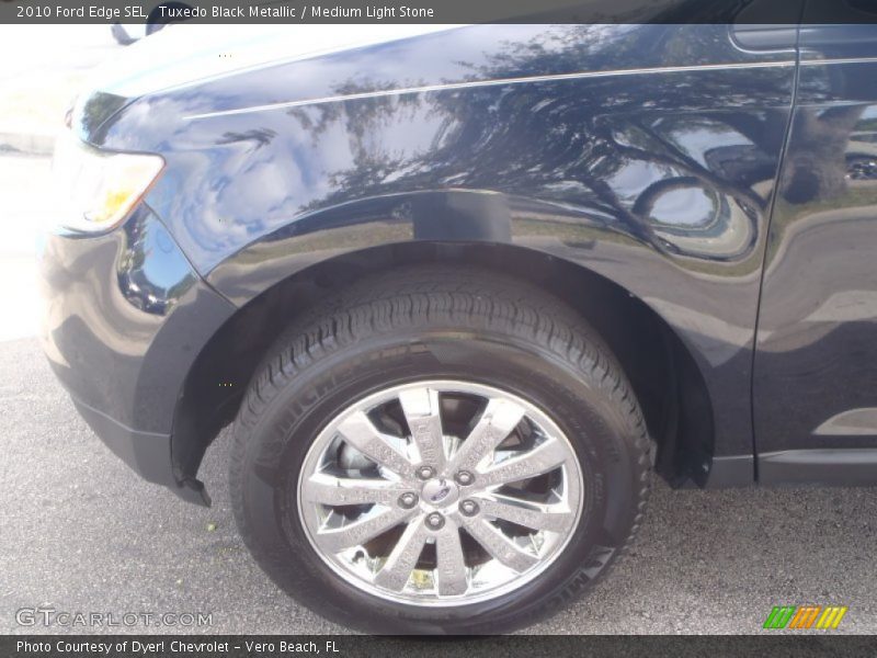 Tuxedo Black Metallic / Medium Light Stone 2010 Ford Edge SEL