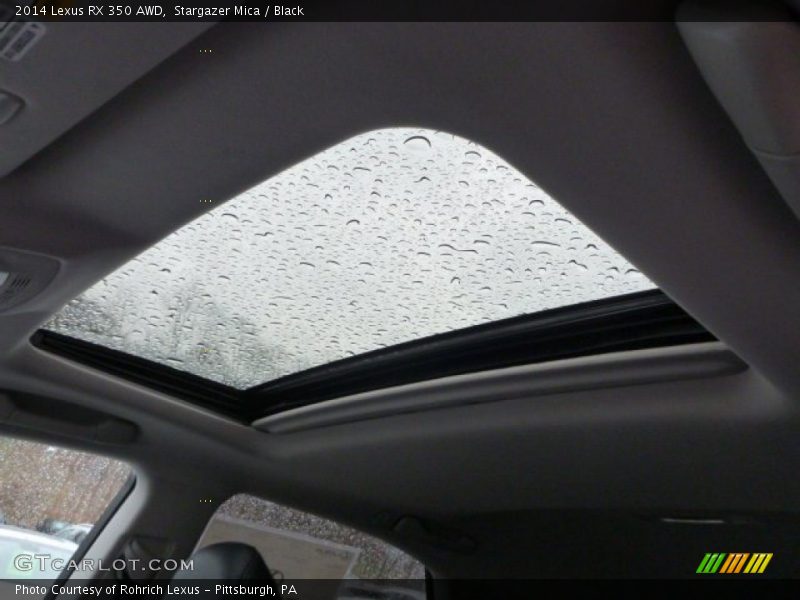 Stargazer Mica / Black 2014 Lexus RX 350 AWD