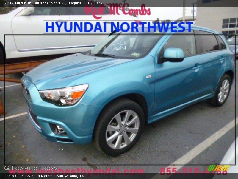 Laguna Blue / Black 2012 Mitsubishi Outlander Sport SE