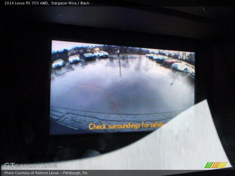 Stargazer Mica / Black 2014 Lexus RX 350 AWD