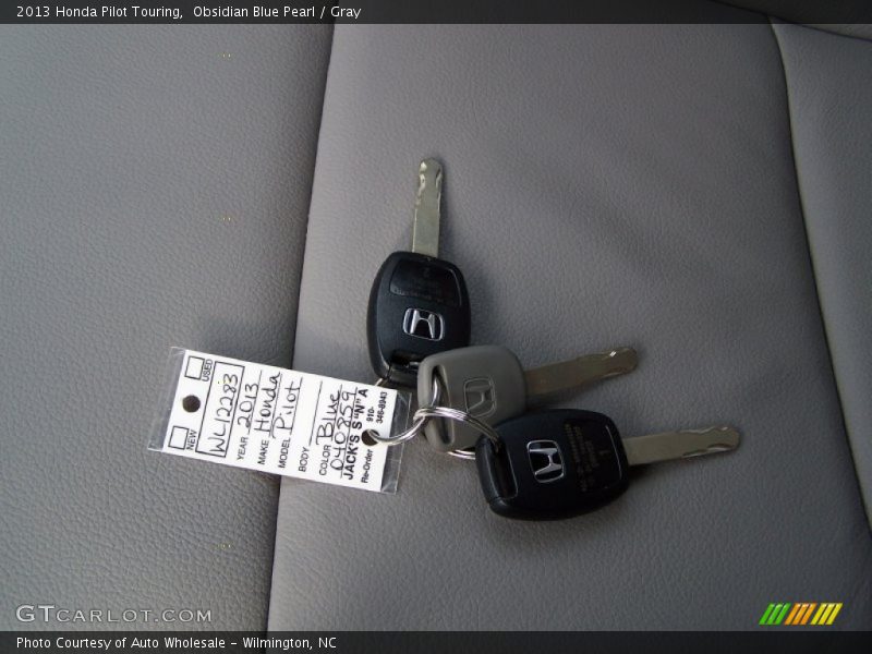 Obsidian Blue Pearl / Gray 2013 Honda Pilot Touring