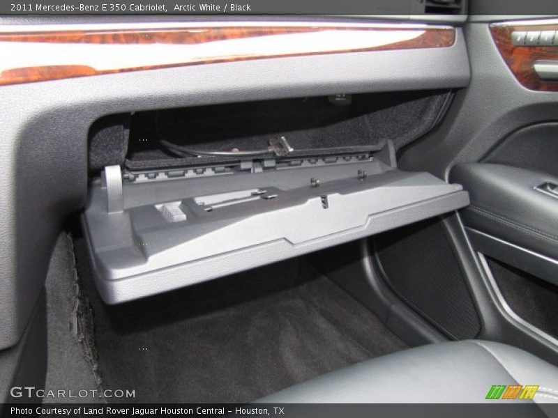 Arctic White / Black 2011 Mercedes-Benz E 350 Cabriolet