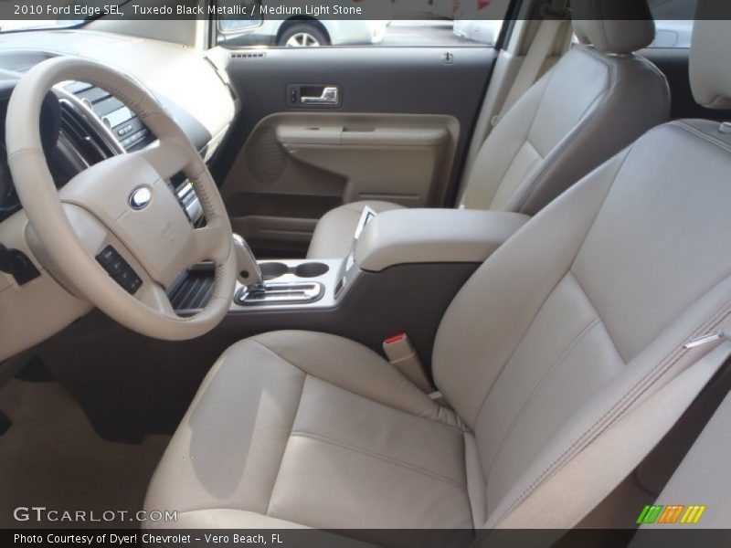 Tuxedo Black Metallic / Medium Light Stone 2010 Ford Edge SEL