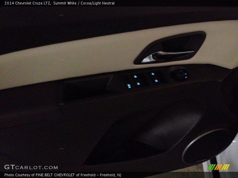 Summit White / Cocoa/Light Neutral 2014 Chevrolet Cruze LTZ